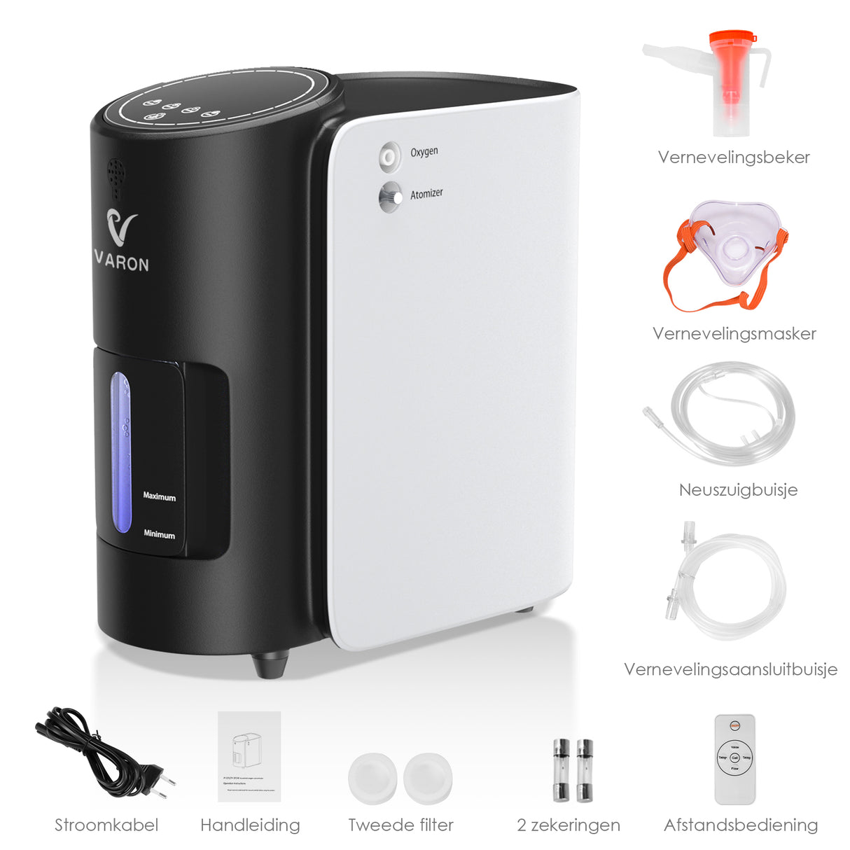 VARON VH-1 Home Oxygen Device | 1-7 L/min, Vital Senior Health, CE Approved
