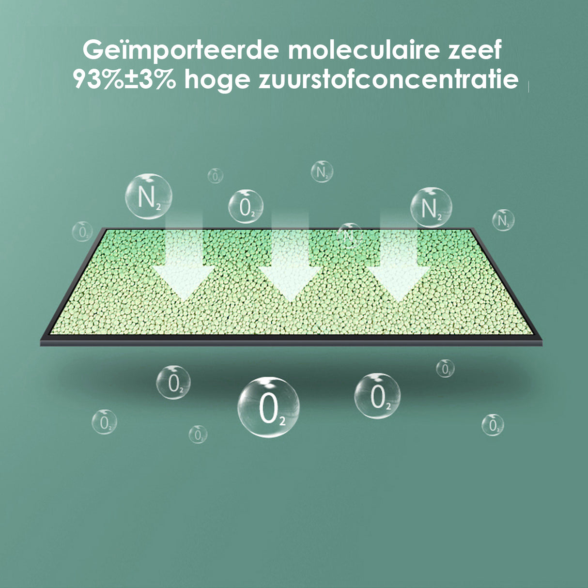 VARON VP-1 Pulse draagbare zuurstofconcentrator 24 uur in bedrijf, CE-goedgekeurd