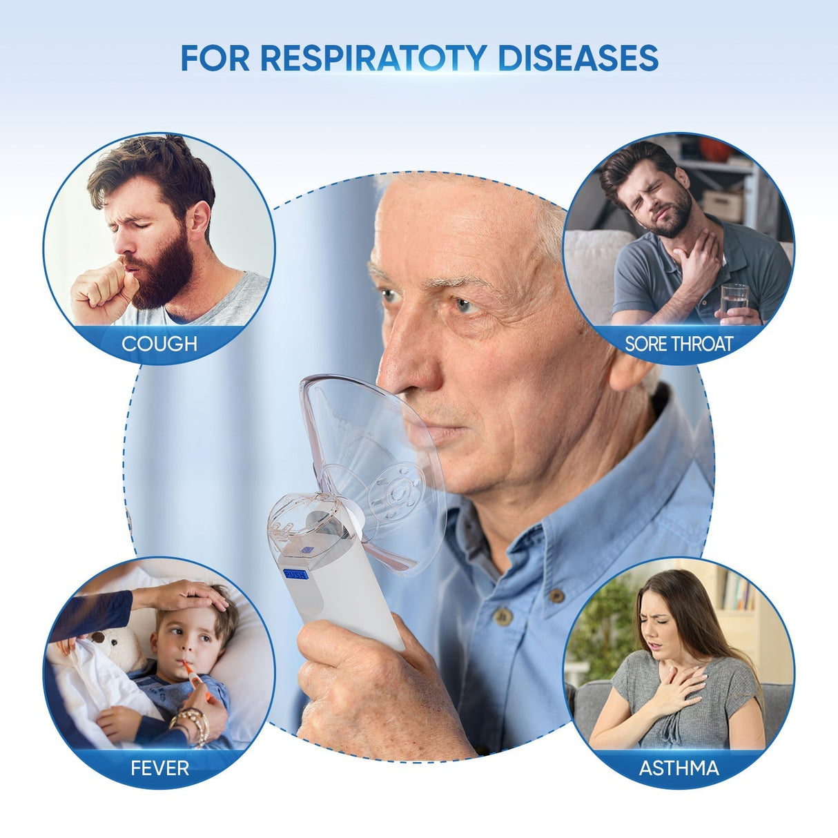 VARON Draagbare Vernevelaar voor Kinderen MY-133