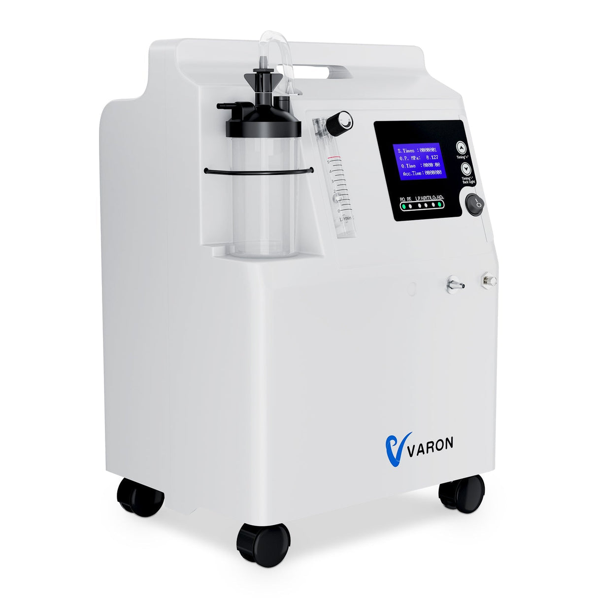 VARON Serene 5L Home Oxygen Device with Low Noise and 72 Hour Operation, FDA Approved