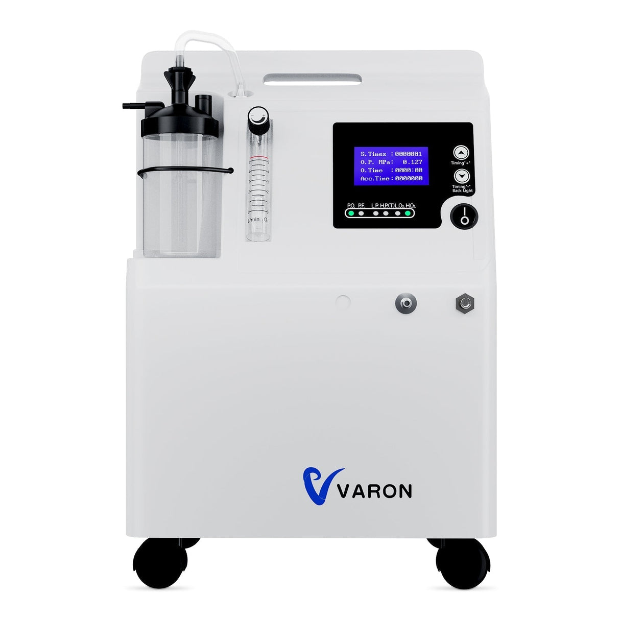 VARON Serene 5L zuurstofconcentrator met laag geluidsniveau en 72 uur werking FDA goedgekeurd
