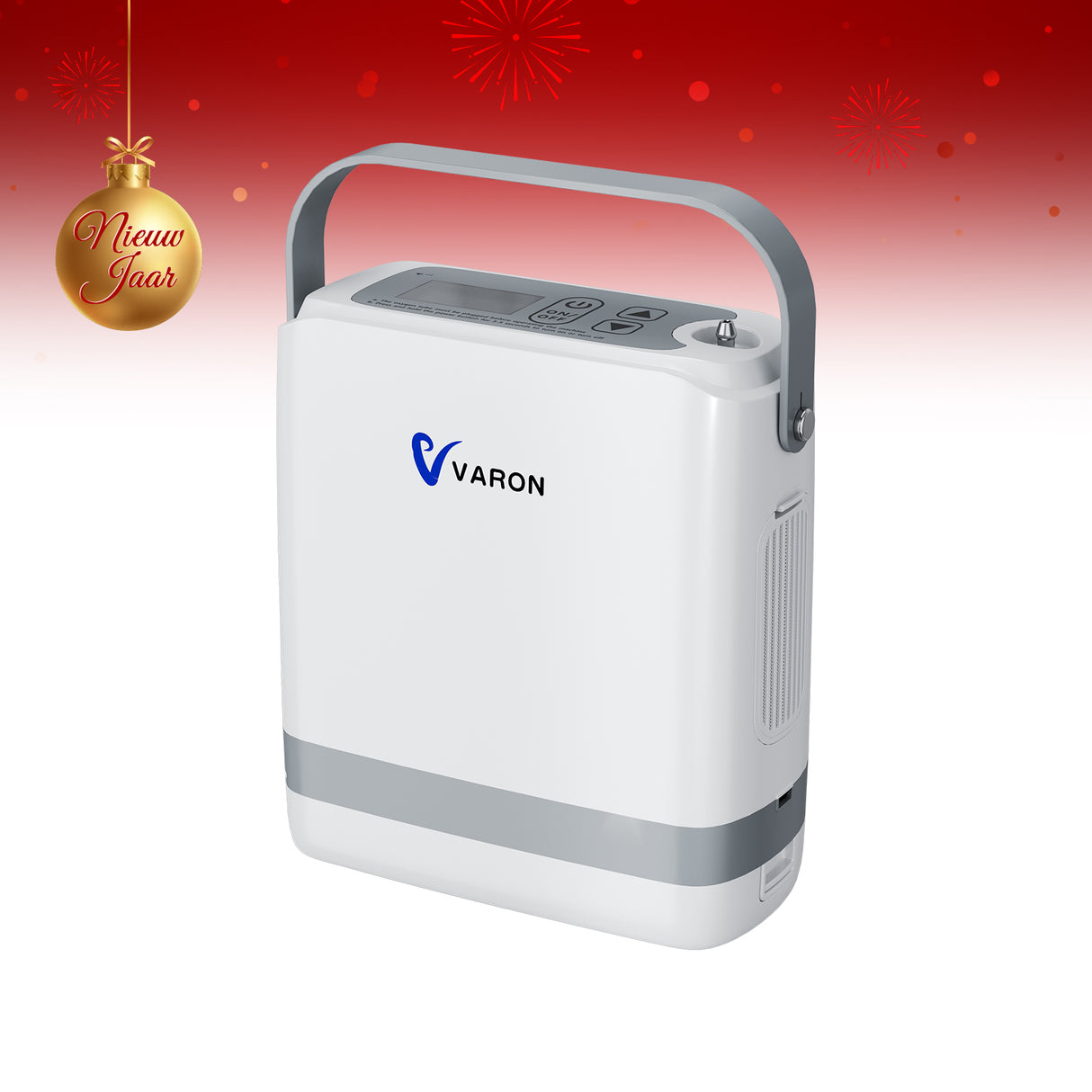 VARON VP-8G Pulse draagbare zuurstofconcentrator 24 uur in bedrijf, CE-goedgekeurd (Voorverkoop)