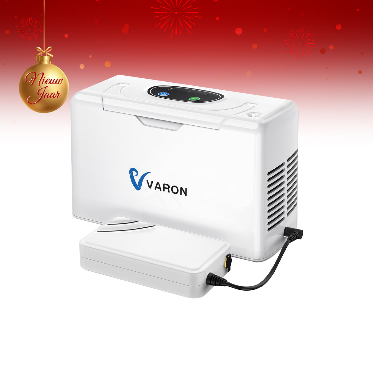 VARON VL-2 Light 3 l/min continue draagbare zuurstofconcentrator, CE-goedgekeurd