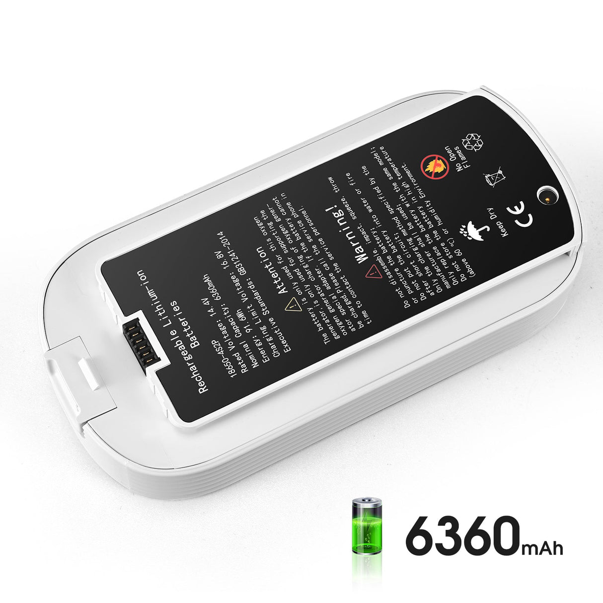 VARON Beperkte oplage set:VP-2 zuurstofconcentrator+Extra vervangbare lithium-ion batterij +Filter Katoen Zuurstof(10 stuks)