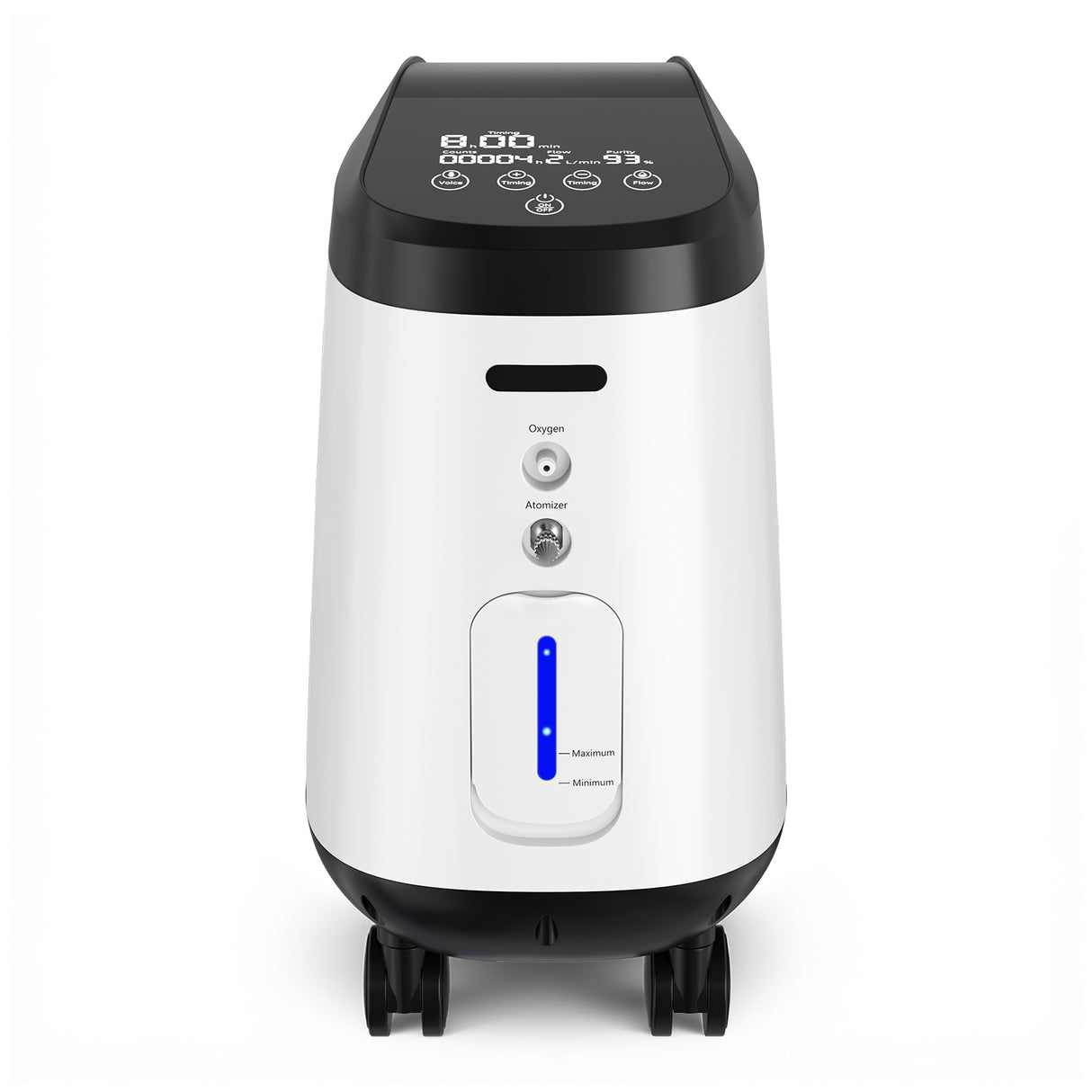 VARON VH-2 PRO zuurstof apparaat voor thuis | 1-9L/min instelbaar, Met wielen voor gemakkelijke verplaatsing, 24 uur in bedrijf, CE-goedgekeurd
