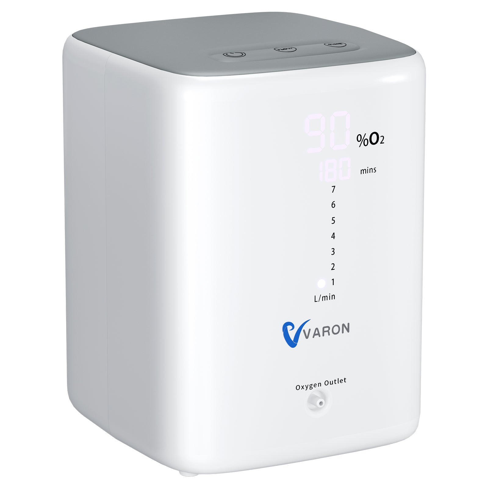 VARON VH-3 Zuurstofconcentrator voor thuisgebruik | 1-7L/min Comfortabele therapie, CE-goedgekeurd