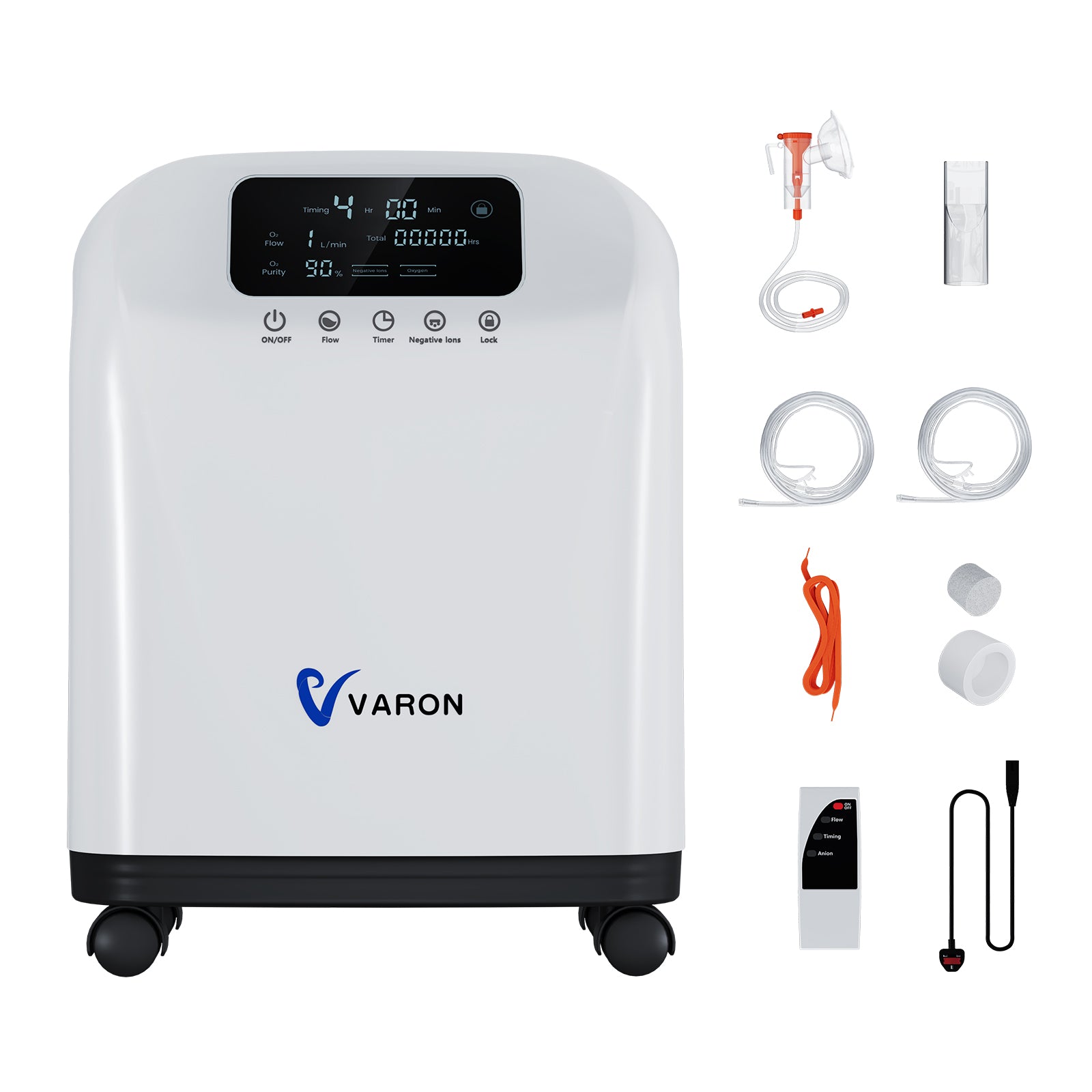 VARON VH-3 Home Oxygen Concentrator | 1-7 L/min Comfortable therapy, CE approved