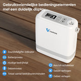 VARON VP-8G Pulse draagbare zuurstofconcentrator 24 uur in bedrijf, CE-goedgekeurd （Voorverkoop）
