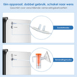 Een apparaat,dubbelgebruik,schakel naar wens
Geschiktvoorverschillendevernevelingsbehoeften
