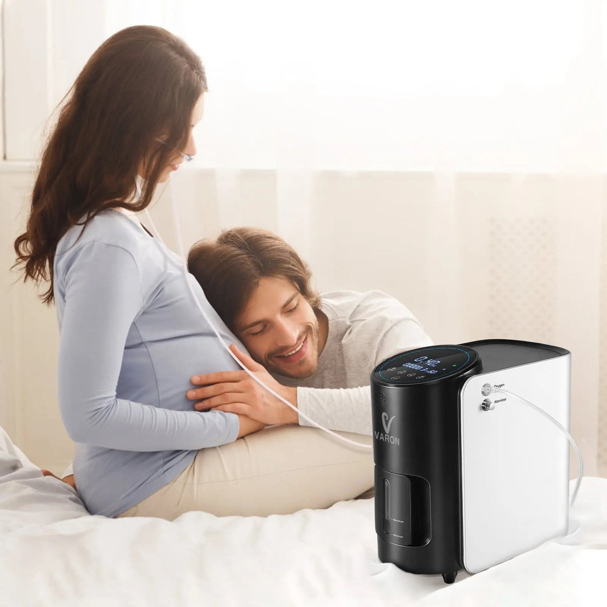 VARON VH-1 Zuurstofconcentrator voor thuisgebruik | 1-7L/min, Vital Senior Health, CE-goedgekeurd