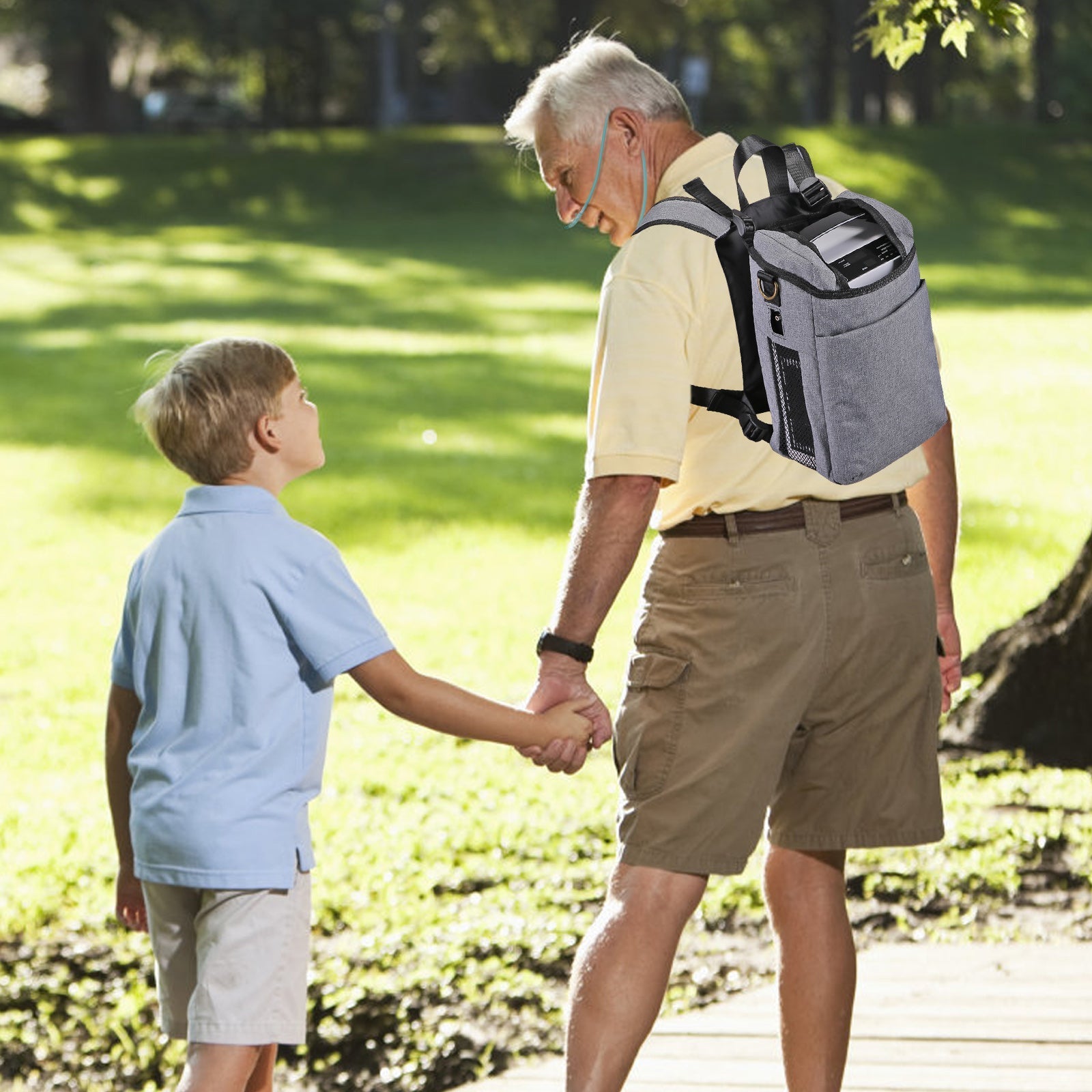 VARON VP-1 Pulse draagbare zuurstofconcentrator 24 uur in bedrijf, CE-goedgekeurd