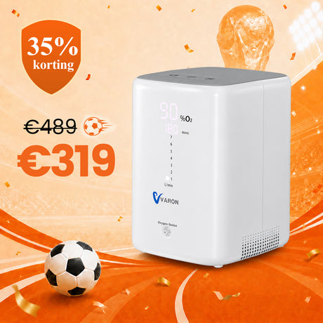 Concentrateur d'oxygène domestique VARON VH-3 | 1-7 L/min | Thérapie confortable | Homologué CE