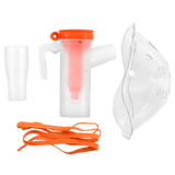 Masker- en inhalatorset Accessoires voor VH-1/VH-2/VH-3 zuurstofconcentrator (blauw of willekeurig oranje, 2 stuks)
