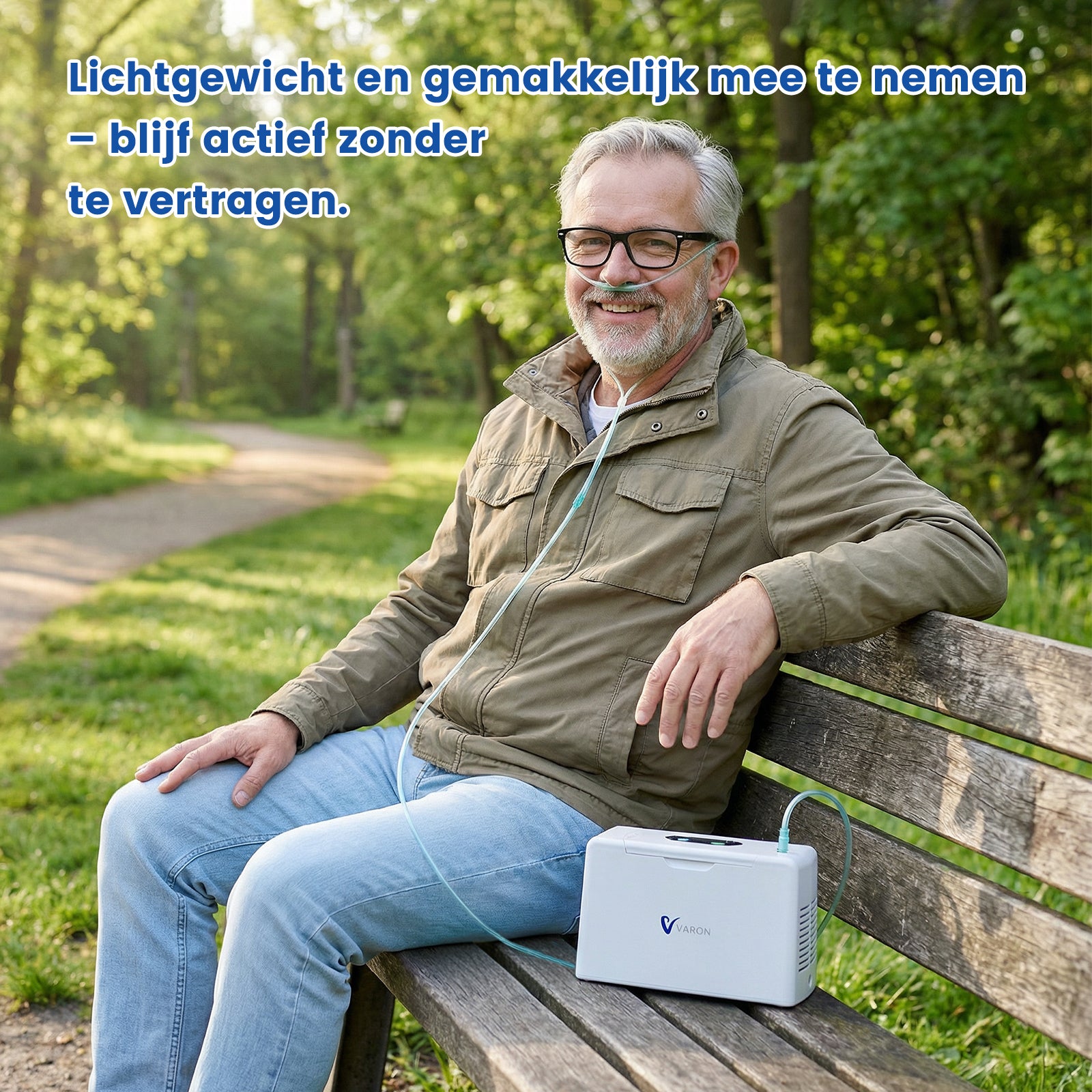 VARON VL-2 geschikt voor gezonde personen tijdelijk extra zuurstof Title: Voor Gezonde Personen - Tijdelijke extra zuurstof voor actieve levensstijl