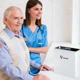 VARON VP-6 Continue Draagbare Zuurstofconcentrator | 1-6L/min Debiet, CE-goedgekeurd