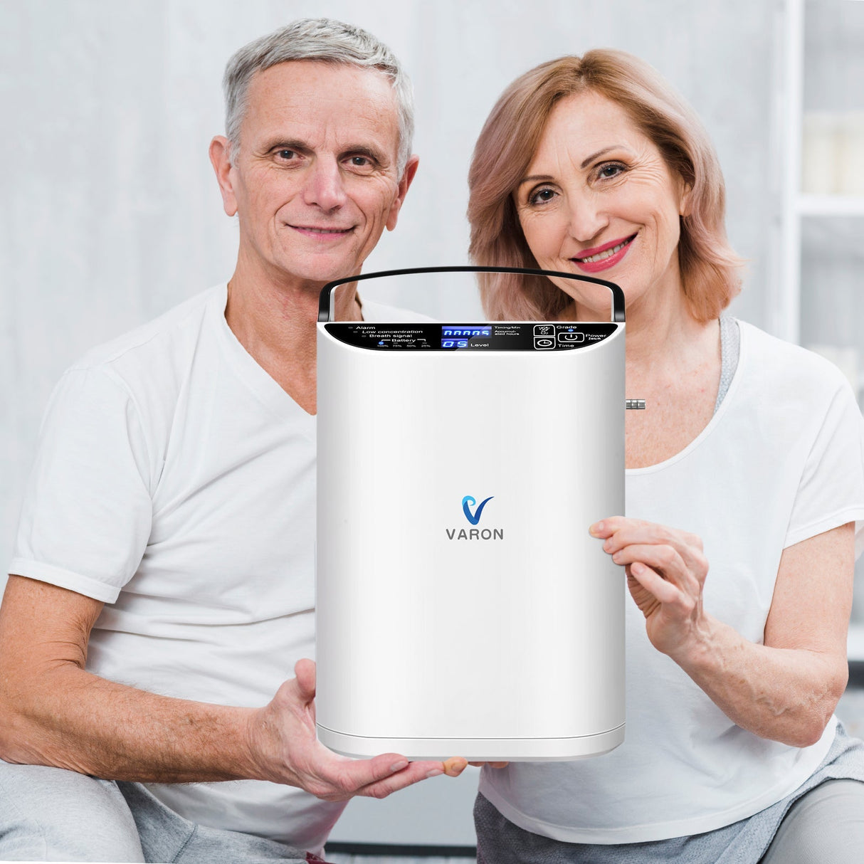 VARON VP-1 Pulse draagbare zuurstofconcentrator 24 uur in bedrijf, CE-goedgekeurd