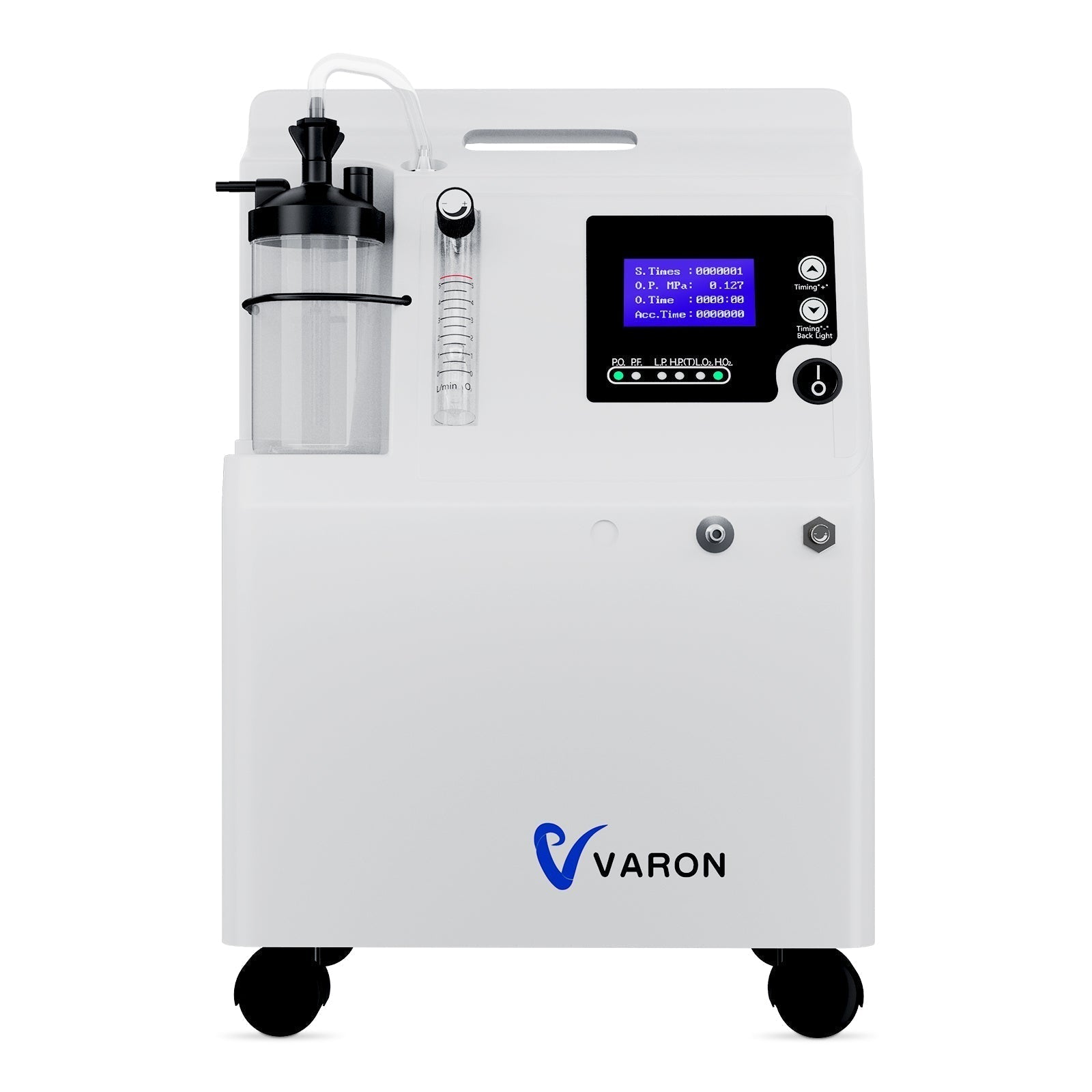 VARON Serene 5L zuurstofconcentrator met laag geluidsniveau en 72 uur werking FDA goedgekeurd