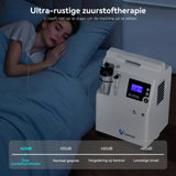 VARON Serene 5L zuurstofconcentrator met laag geluidsniveau en 72 uur werking FDA goedgekeurd