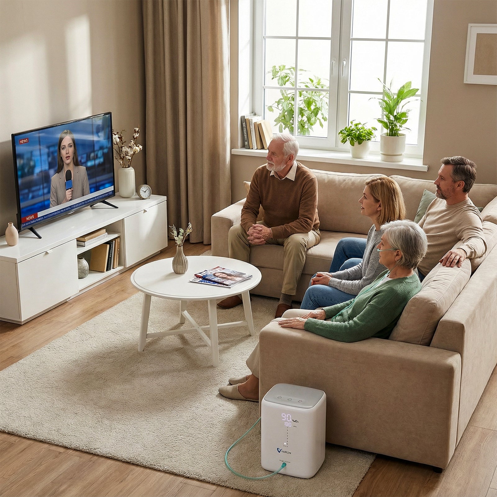 VARON VH-3 compact ontwerp voor gebruik thuis en onderweg Title: Compact en Draagbaar - Gemakkelijk mee te nemen in uw auto voor gebruik onderweg