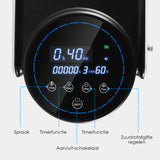 Spraak
    Timerfunctie
    Timerfunctie
    Zuurstofafgifte
    regelen
    Aan/uit-schakelaar