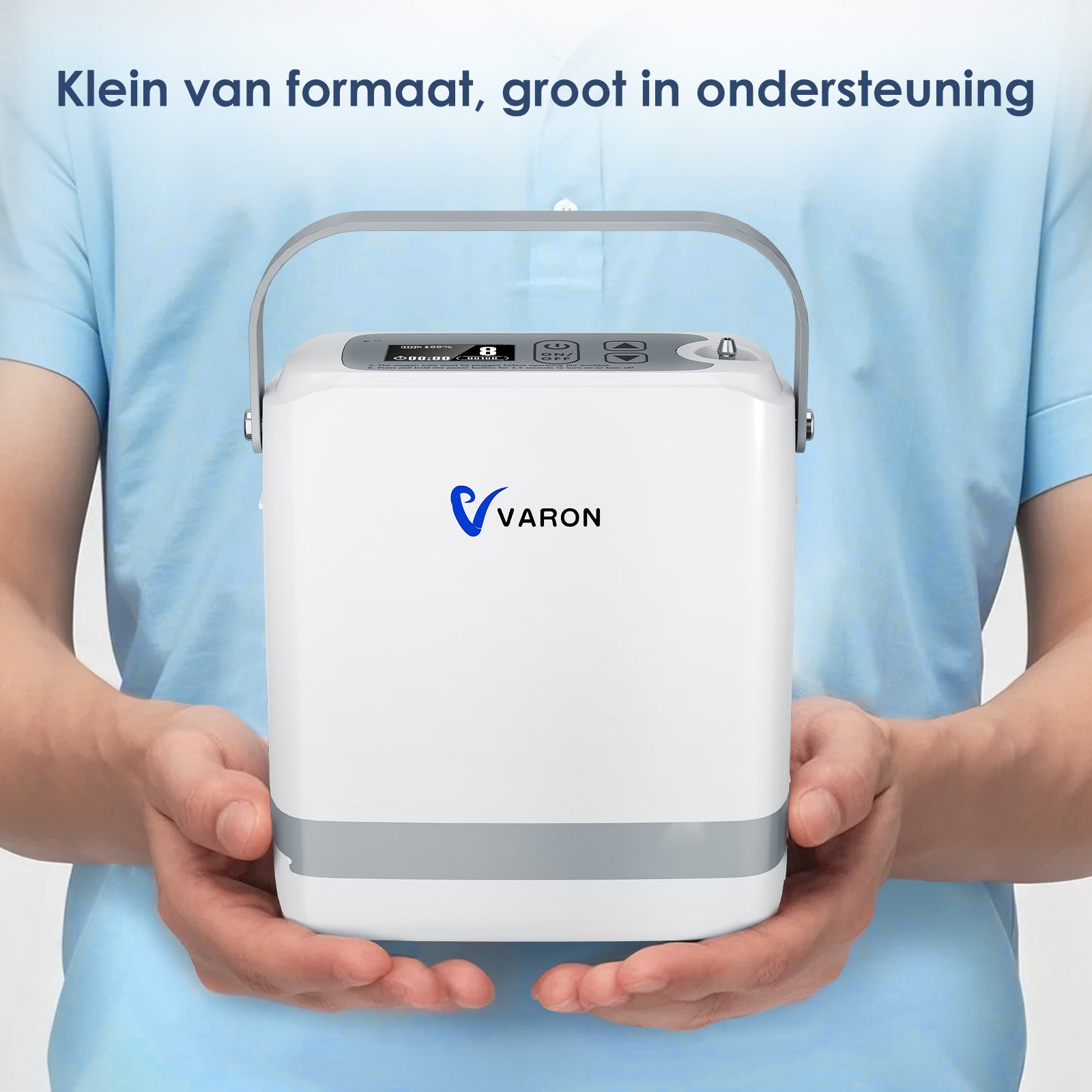 VARON VP-8G Pulse draagbare zuurstofconcentrator 24 uur in bedrijf, CE-goedgekeurd （Voorverkoop）