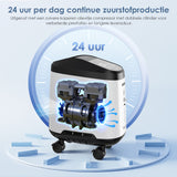 VARON VH-2 PRO Zuurstofconcentrator voor thuisgebruik | 1-9L/min instelbaar, Met wielen voor gemakkelijke verplaatsing, 24 uur in bedrijf, CE-goedgekeurd