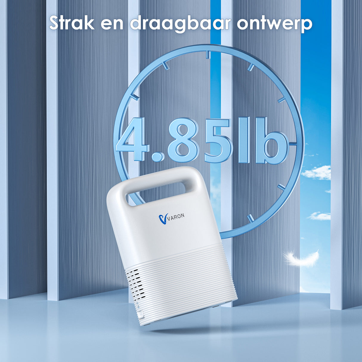 VARON VP-2 Pulse draagbare zuurstofconcentrator | 93% zuurstof, lange batterij, CE-goedgekeurd