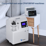 VARON Serene 5L zuurstofconcentrator met laag geluidsniveau en 72 uur werking FDA goedgekeurd