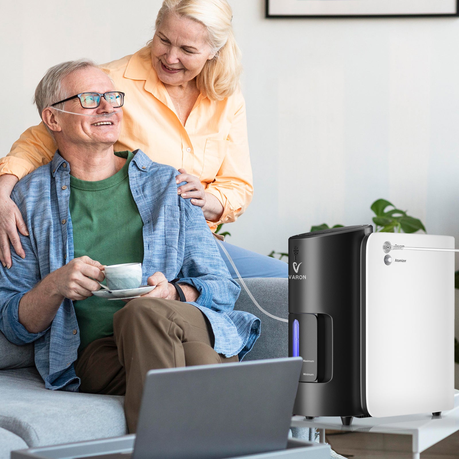 VARON VH-1 Home Oxygen Device | 1-7 L/min, Vital Senior Health, CE Approved