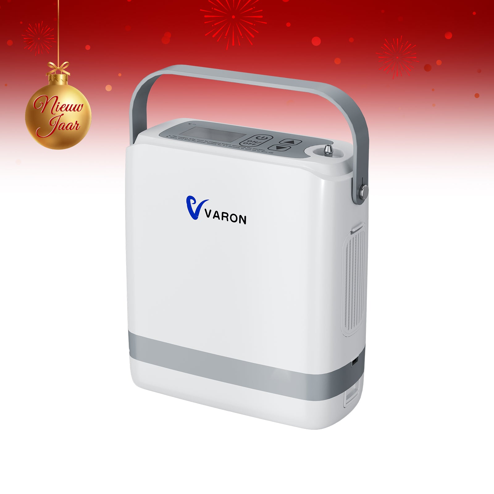 VARON VP-8G Pulse draagbare zuurstofconcentrator 24 uur in bedrijf, CE-goedgekeurd （Voorverkoop）