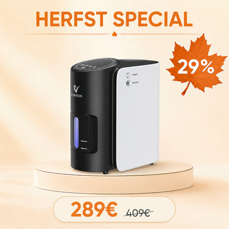 VARON VH-1 zuurstof apparaat voor thuis | 1-7L/min, Vital Senior Health, CE-goedgekeurd