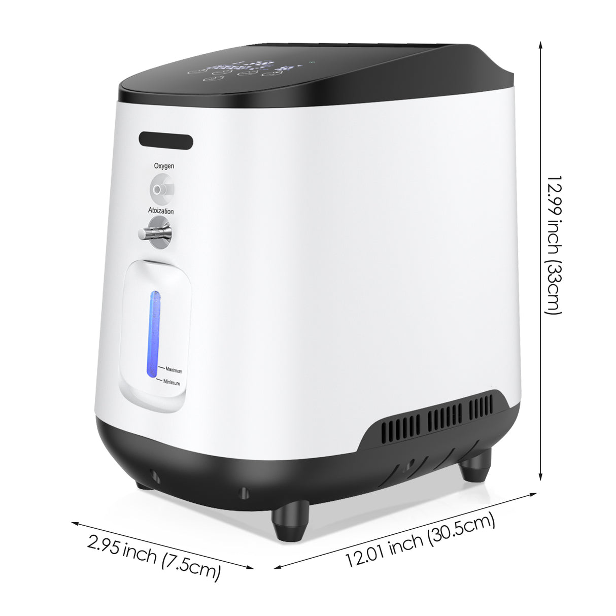 VARON VH-2 Home Oxygen Device | Adjustable 1-7 L/min, 24-Hour Operation, CE Approved