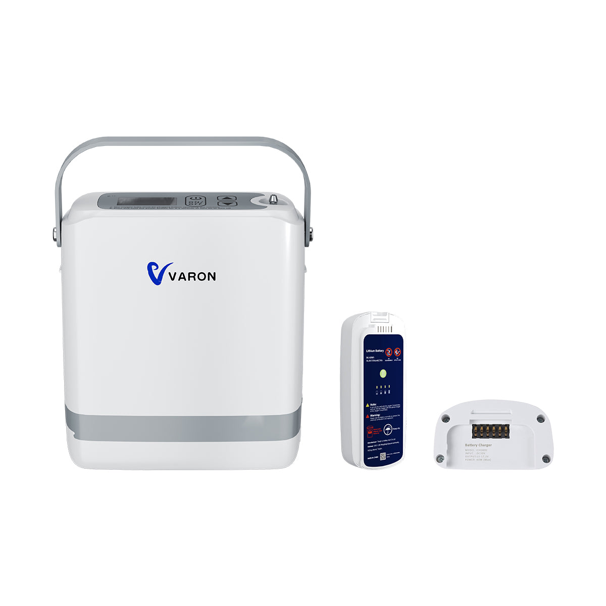 Concentrateur d'oxygène portable VARON VP-8G Pulse, fonctionnement 24 heures sur 24, homologué CE