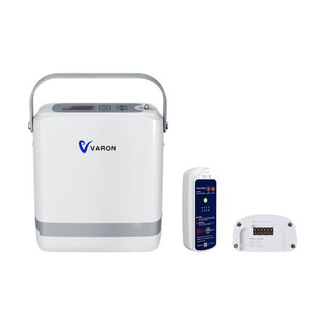 VARON VP-8G Pulse draagbare zuurstofconcentrator 24 uur in bedrijf, CE-goedgekeurd