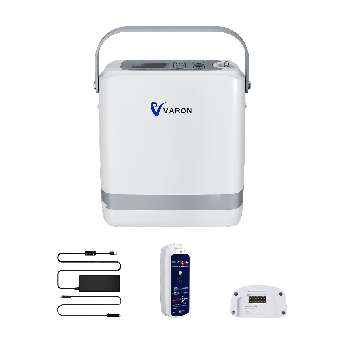 Concentrateur d'oxygène portable VARON VP-8G Pulse, fonctionnement 24 heures sur 24, homologué CE